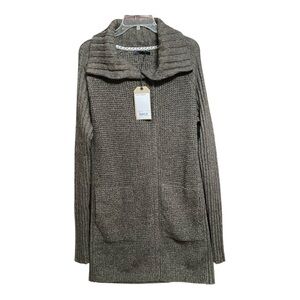Prana Yunna Grey Zippered Cardigan Sweater S / M